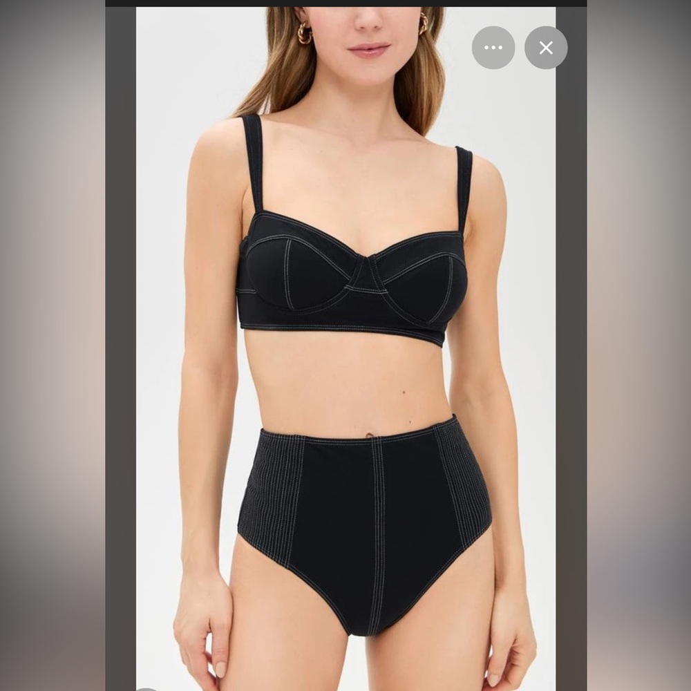 Ulla Johnson Kiele High Waist Bikini Bottom NEW NWT